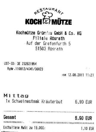 bspv Hffner Kochmtze Restaurant